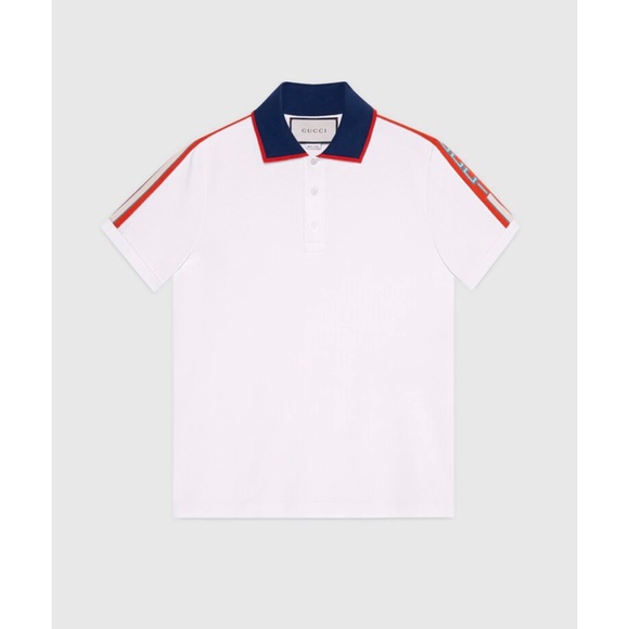 Gucci Other - Authentic Men's Gucci Cotton polo with Gucci stripe asain 3xl
